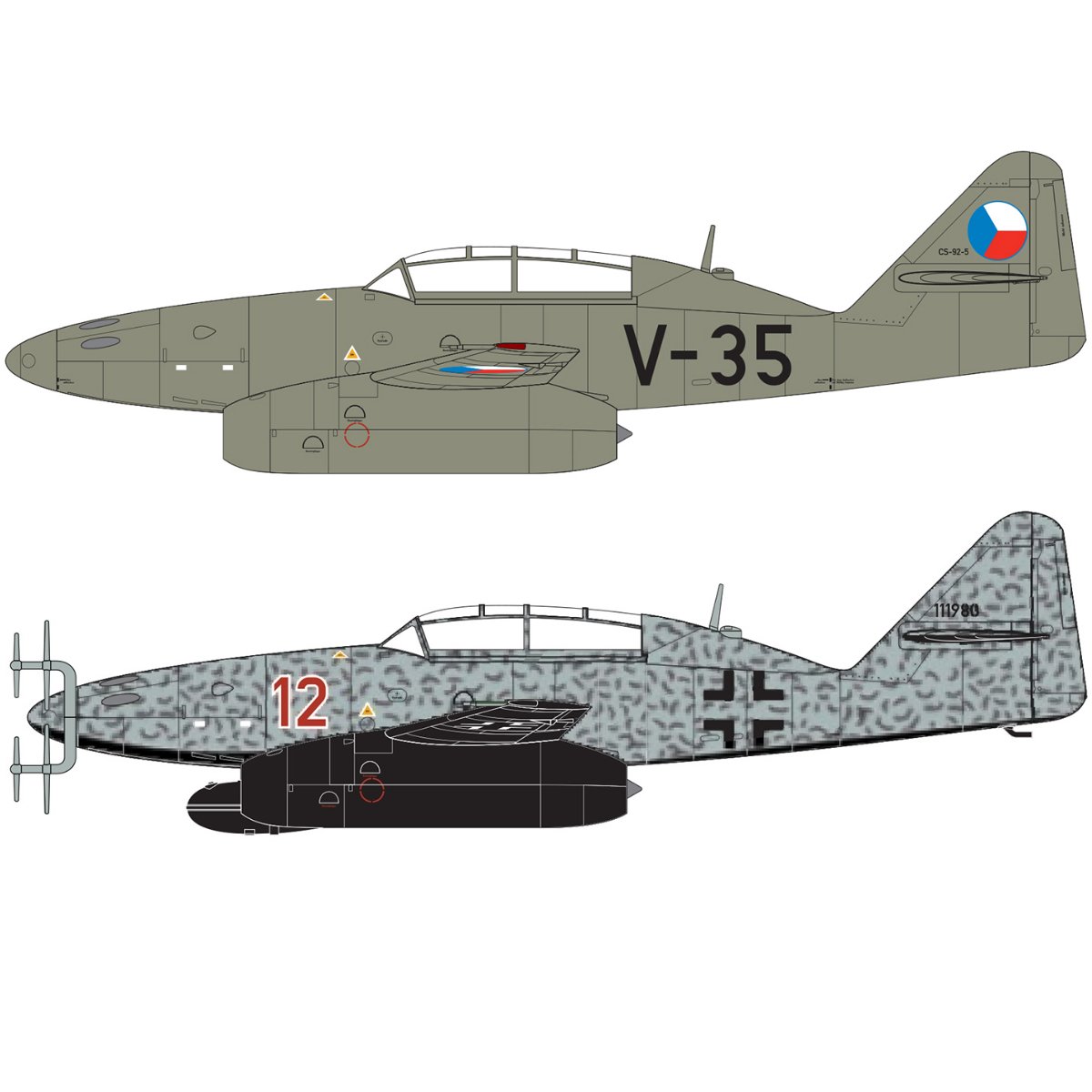 Airfix A04062 Messerschmitt Me262B-1a/U1 1:72 - Phillips Hobbies