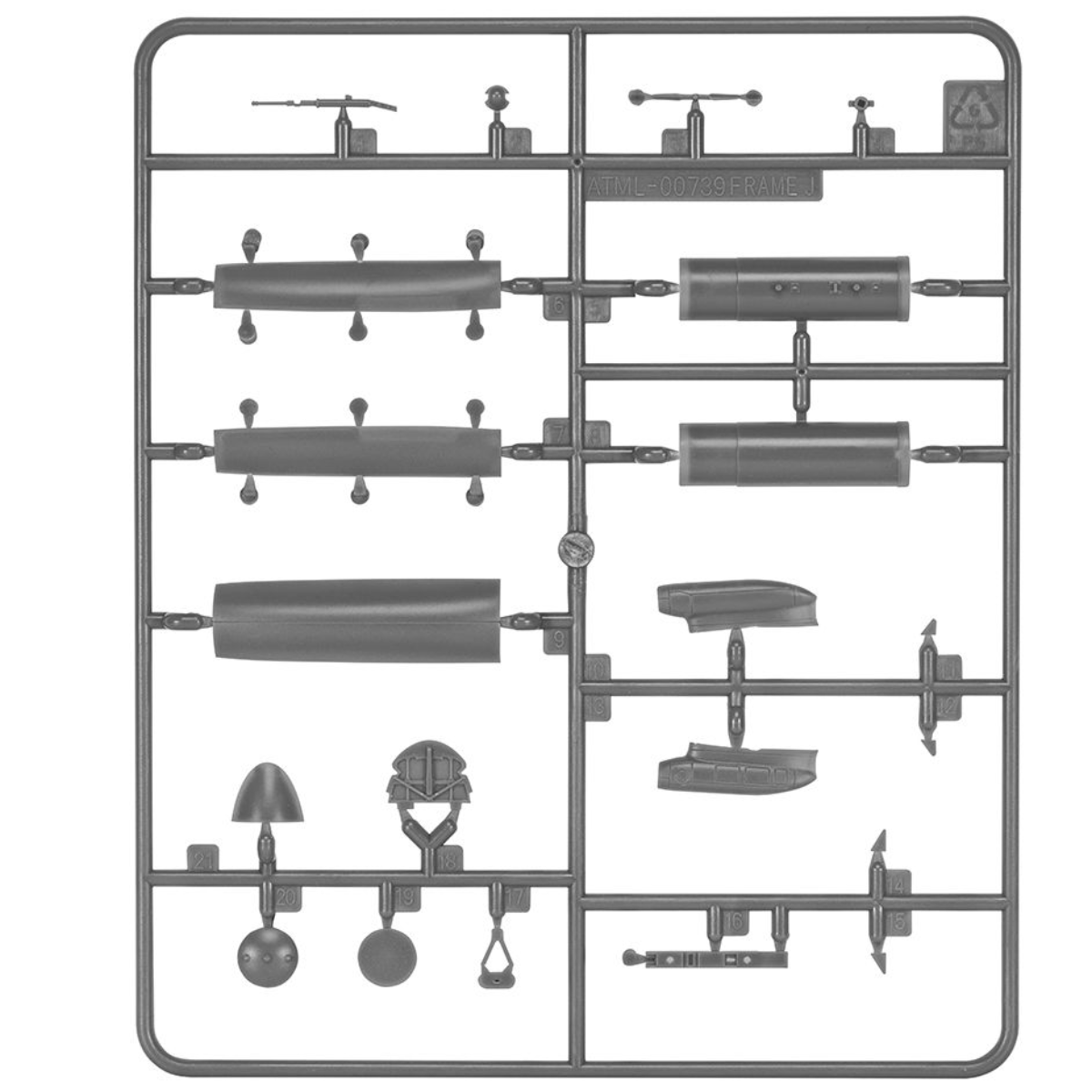 Airfix A04070 de Havilland Mosquito B.XVI/B.35/TT.35 Plastic Kit - 1:72 Scale - Phillips Hobbies