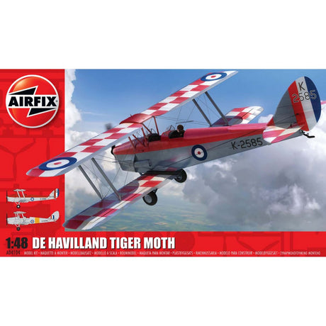 Airfix A04104 de Havilland D.H.82a Tiger Moth 1:48 - Phillips Hobbies