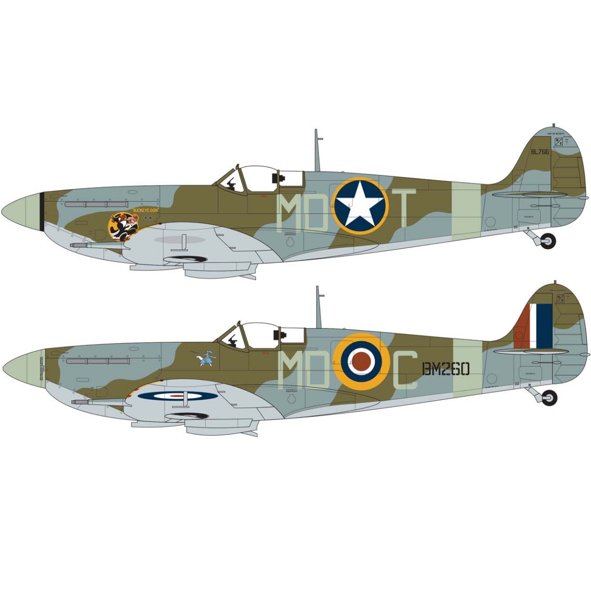 Airfix A05125A Supermarine Spitfire Mk.Vb 1:48 - Phillips Hobbies