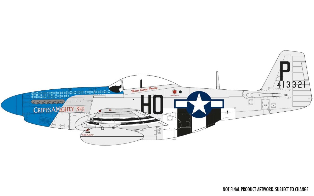 Airfix A05138 North American P51-D Mustang 1:48 - Phillips Hobbies