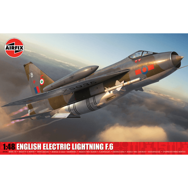 Airfix A09178A English Electric Lightning F.6 - 1:48 Scale Plastic Kit - Phillips Hobbies