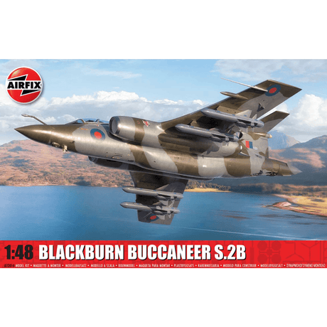 Airfix A12014 Blackburn Buccaneer S.2B Plastic Kit 1:48 Scale - Phillips Hobbies
