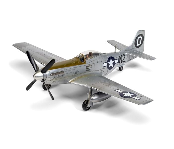 Airfix A55013 Starter Set - North American P-51D Mustang 1:72 Scale Plastic Kit - Phillips Hobbies