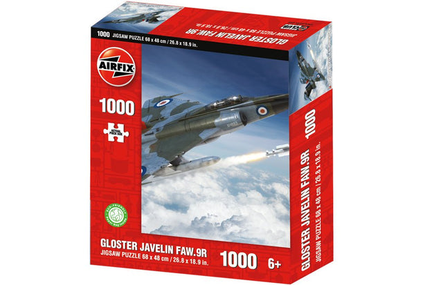 Airfix Gloster Javelin FAW.9R 1000 Piece Jigsaw Puzzle - Phillips Hobbies