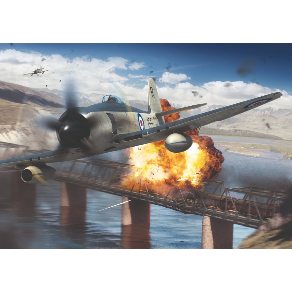 Airfix Hawker Sea Fury - 1000 Piece Puzzle - Phillips Hobbies