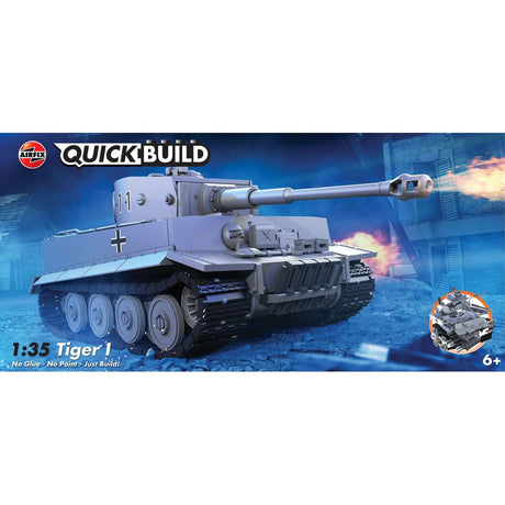 Airfix J6041 QUICKBUILD Tiger I 1:35 Scale - Phillips Hobbies