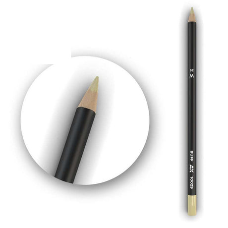 AK Interactive AK10029 Buff Watercolour Weathering Pencil - Phillips Hobbies