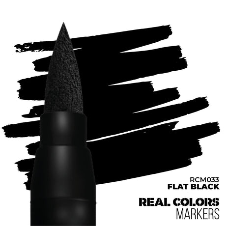 AK Interactive Real Color Marker - Flat Black - Phillips Hobbies