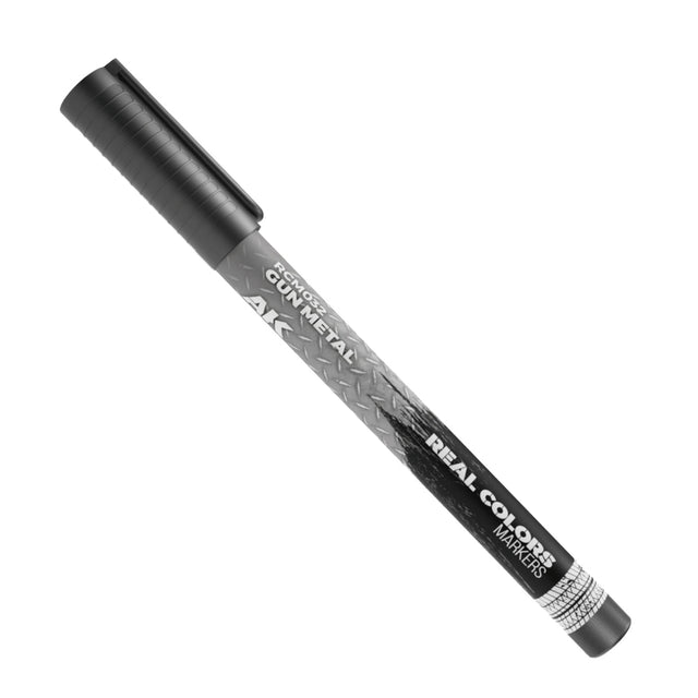 AK Interactive Real Color Marker - Gun Metal - Phillips Hobbies