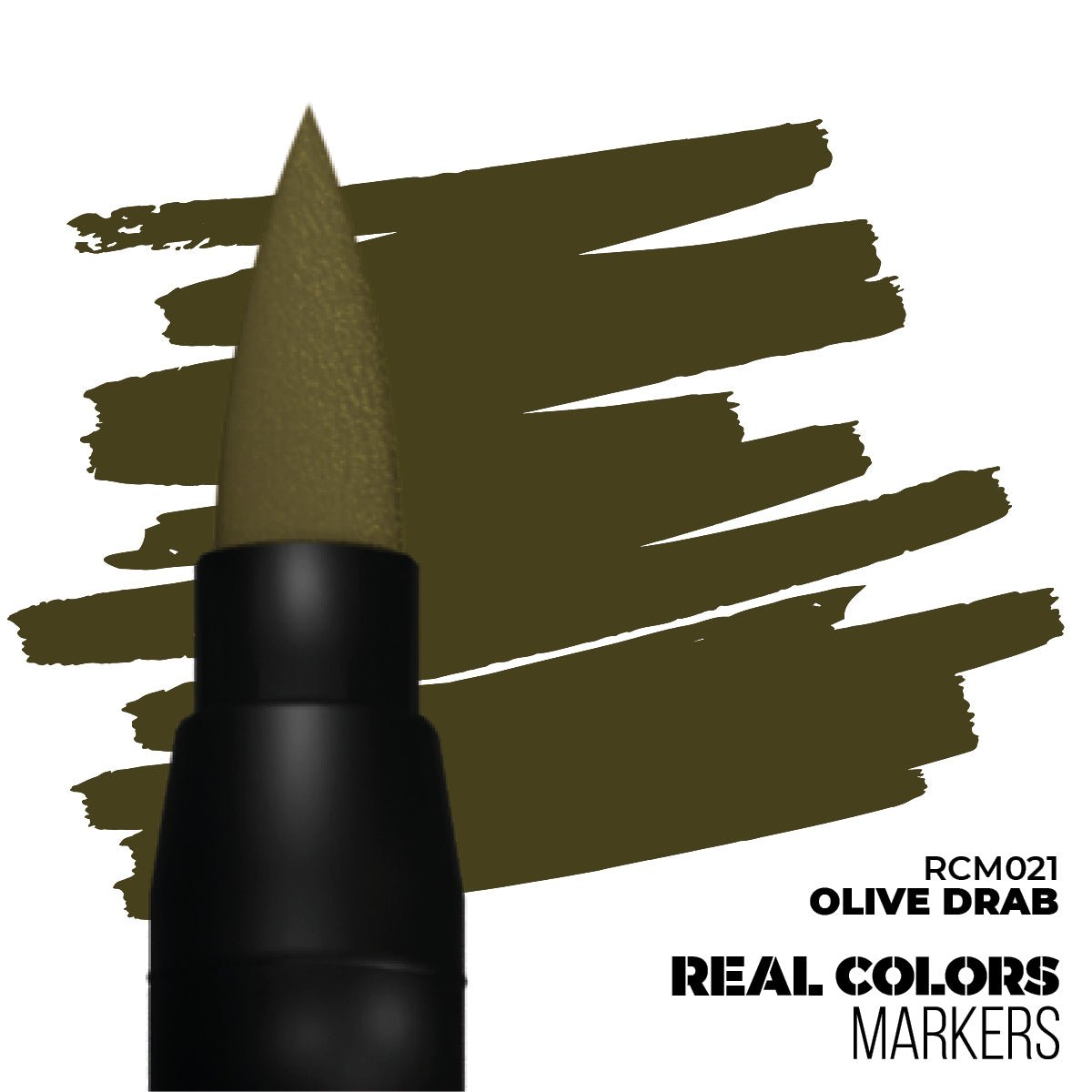 AK Interactive Real Color Marker - Olive Drab - Phillips Hobbies