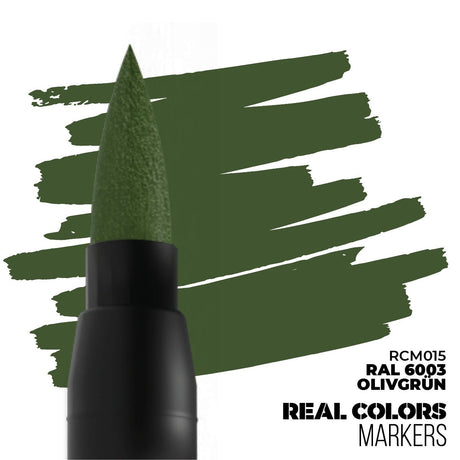 AK Interactive Real Color Marker - RAL 6003 Olive Green - Phillips Hobbies