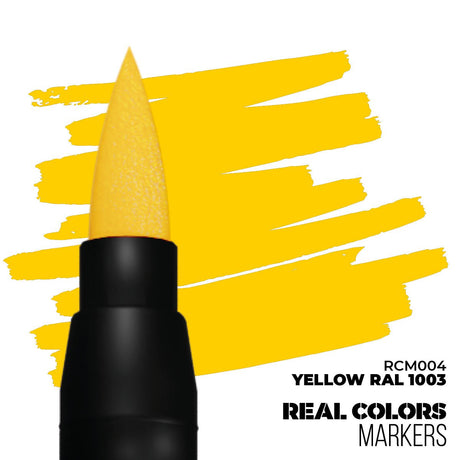 AK Interactive Real Color Marker - Yellow RAL 1003 - Phillips Hobbies
