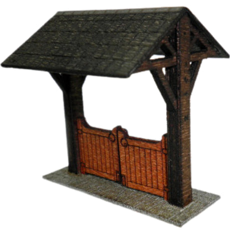 Ancorton Models OOCLG1 Church Lychgate Kit (OO Gauge) - Phillips Hobbies