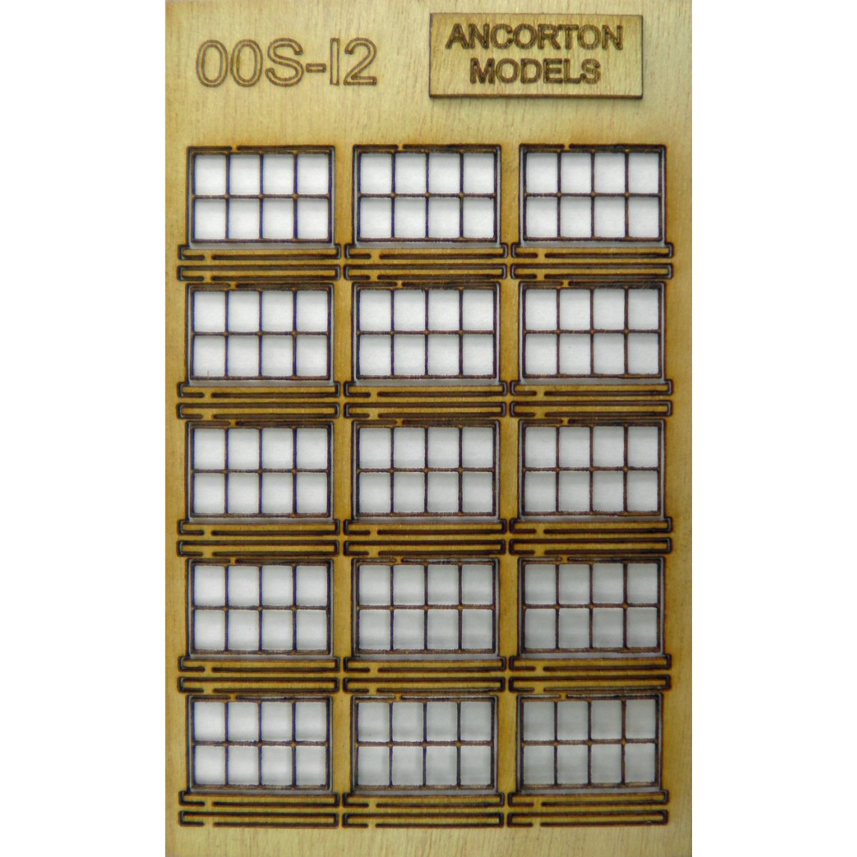 Ancorton Models OOS-I2 Scratchbuilding Industrial Window Frames (OO Gauge) - Phillips Hobbies