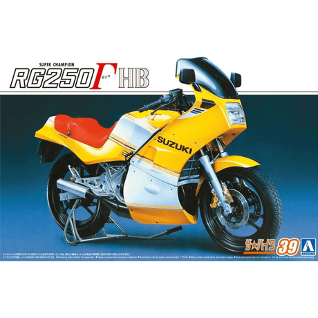 Aoshima 06231 SuzukiI GJ21A RG250 HB '84 Bike - 1:12 Scale Plastic Kit - Phillips Hobbies