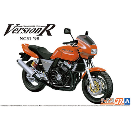 Aoshima Honda NC31 CB400 Super Four Version R'95 Plastic Kit - 1:12 Scale - Phillips Hobbies