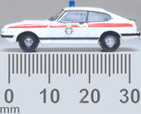 Oxford Diecast NCAP007 Ford Capri MkIII Merseyside Police - 1:148 Scale