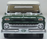 Oxford Diecast 87CP65008 1965 Chevrolet Stepside Pickup Dark Green/Ivory - 1:87 Scale