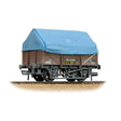 Bachmann 33 - 085C 5 Plank China Clay Wagon BR Bauxite (TOPS) With Hood Weathered - OO Gauge - Phillips Hobbies