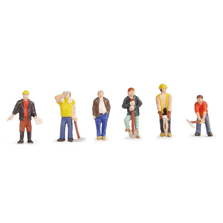Bachmann 36 - 042 Scenecraft Construction Workers Figures - OO Gauge - Phillips Hobbies