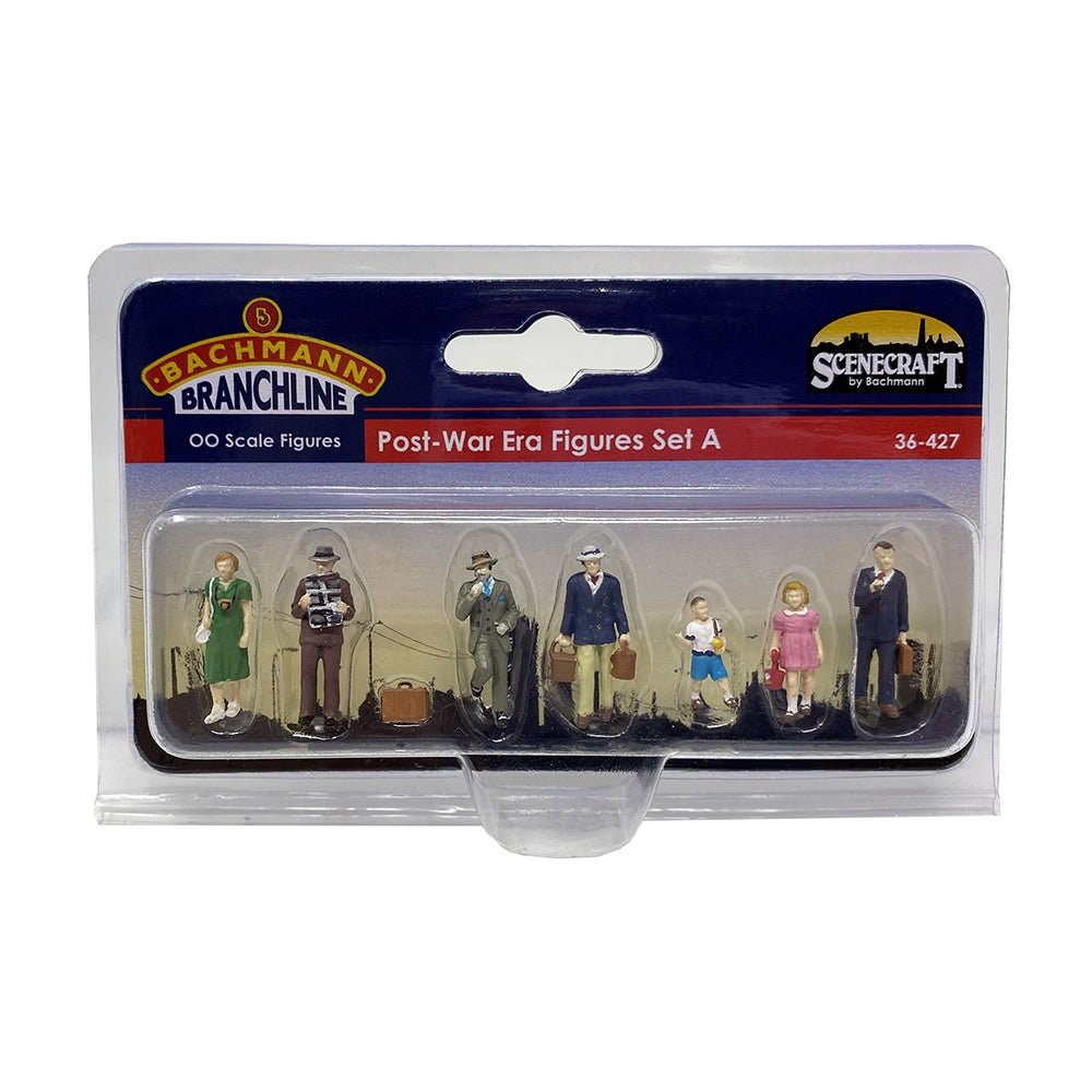 Bachmann 36 - 427 Scenecraft Post - War Era Figures Set A - OO Gauge - Phillips Hobbies