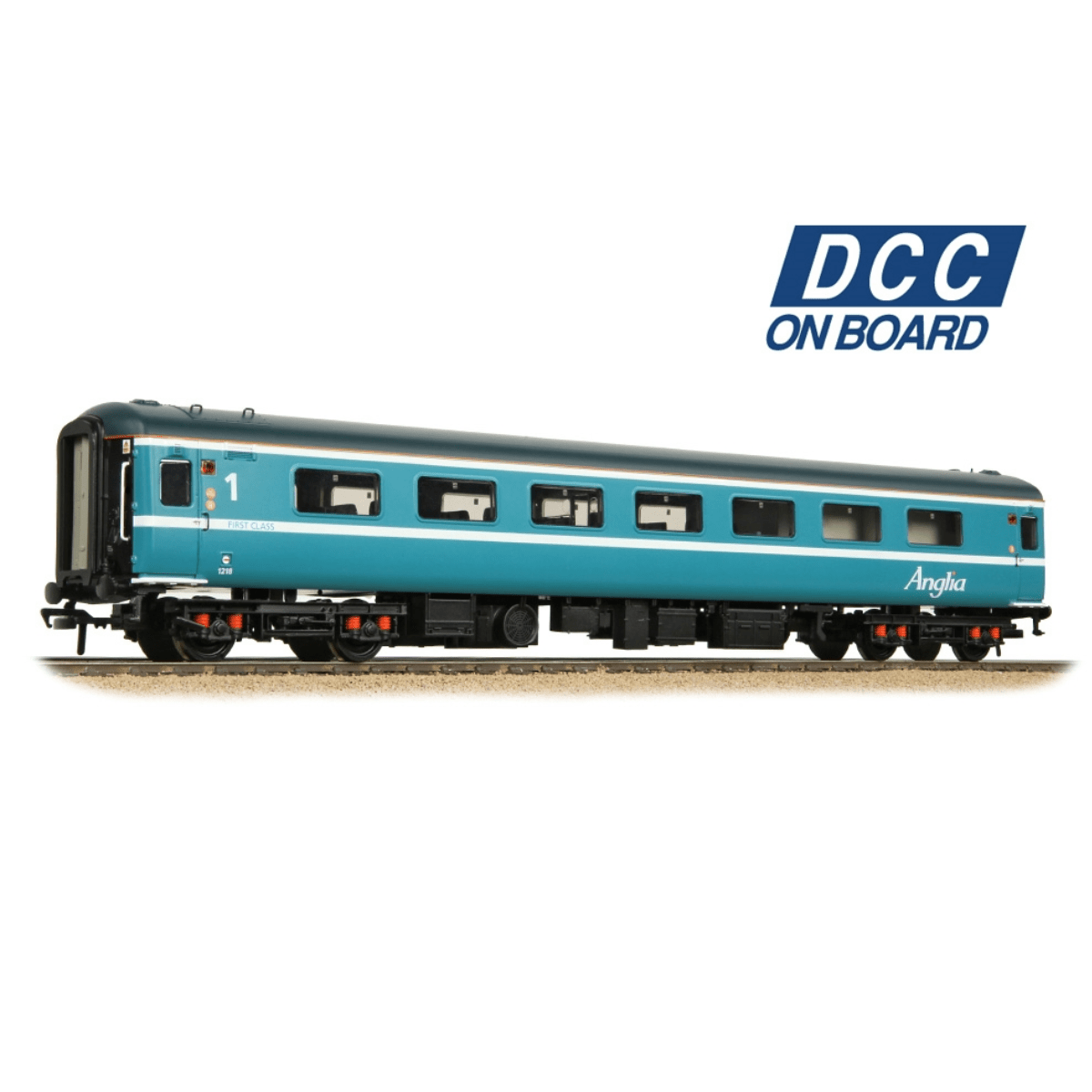 Bachmann 39 - 688DC BR Mk2F RFB Restaurant First Buffet Anglia DCC Sound - `OO Gauge - Phillips Hobbies