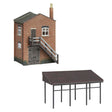 Bachmann 42 - 0088 Scenecraft Industrial Store and Canopy - N Gauge - Phillips Hobbies