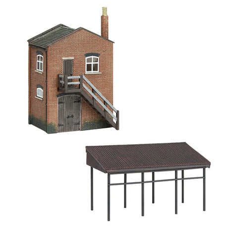 Bachmann 42 - 0088 Scenecraft Industrial Store and Canopy - N Gauge - Phillips Hobbies