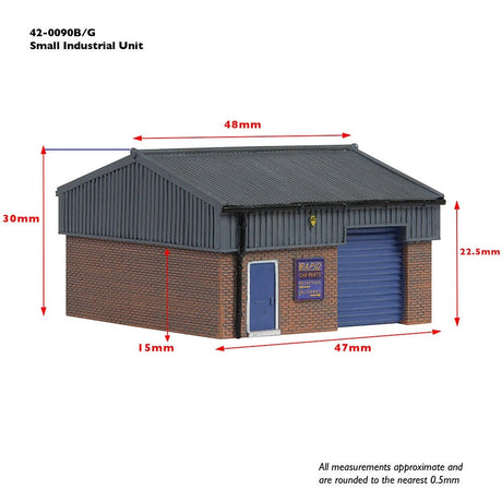 Bachmann 42 - 0090G Scenecraft Small Industrial Unit Grey - N Gauge - Phillips Hobbies