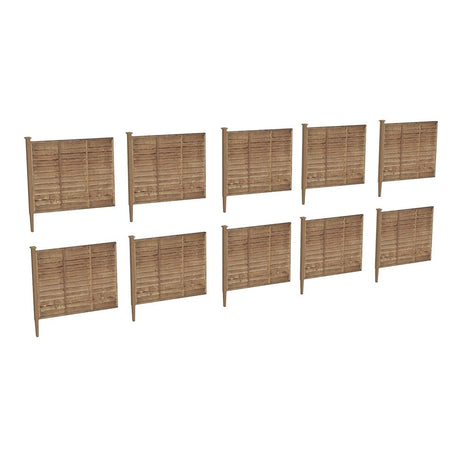 Bachmann 42 - 0505 Scenecraft 6' Garden Fencing (x10) - N Gauge - Phillips Hobbies