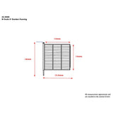 Bachmann 42 - 0505 Scenecraft 6' Garden Fencing (x10) - N Gauge - Phillips Hobbies