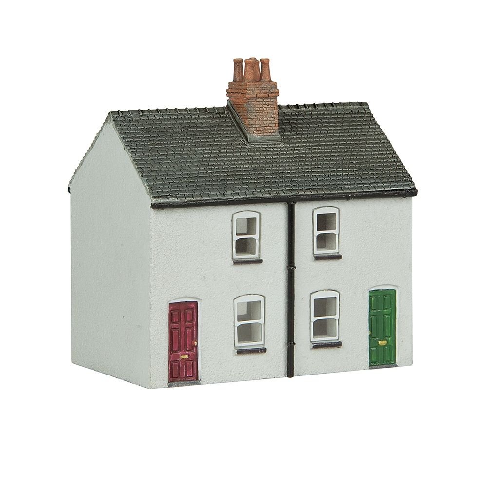 Bachmann 42 - 125X Scenecraft Rendered Workers' Cottages - N Gauge - Phillips Hobbies