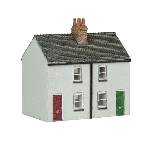 Bachmann 42 - 125X Scenecraft Rendered Workers' Cottages - N Gauge - Phillips Hobbies