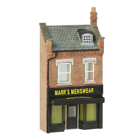 Bachmann 42 - 242 Scenecraft Low Relief Gentleman's Outfitters - N Gauge - Phillips Hobbies