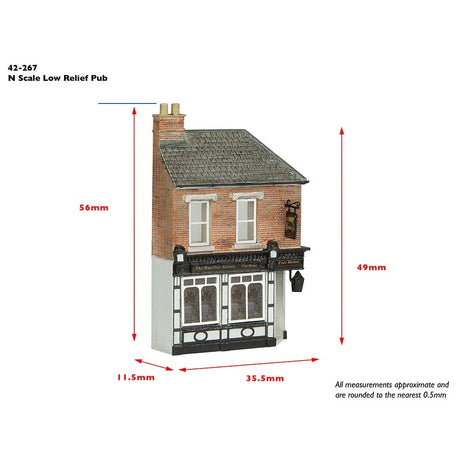 Bachmann 42 - 267 Scenecraft Low Relief Corner Pub - N Gauge - Phillips Hobbies