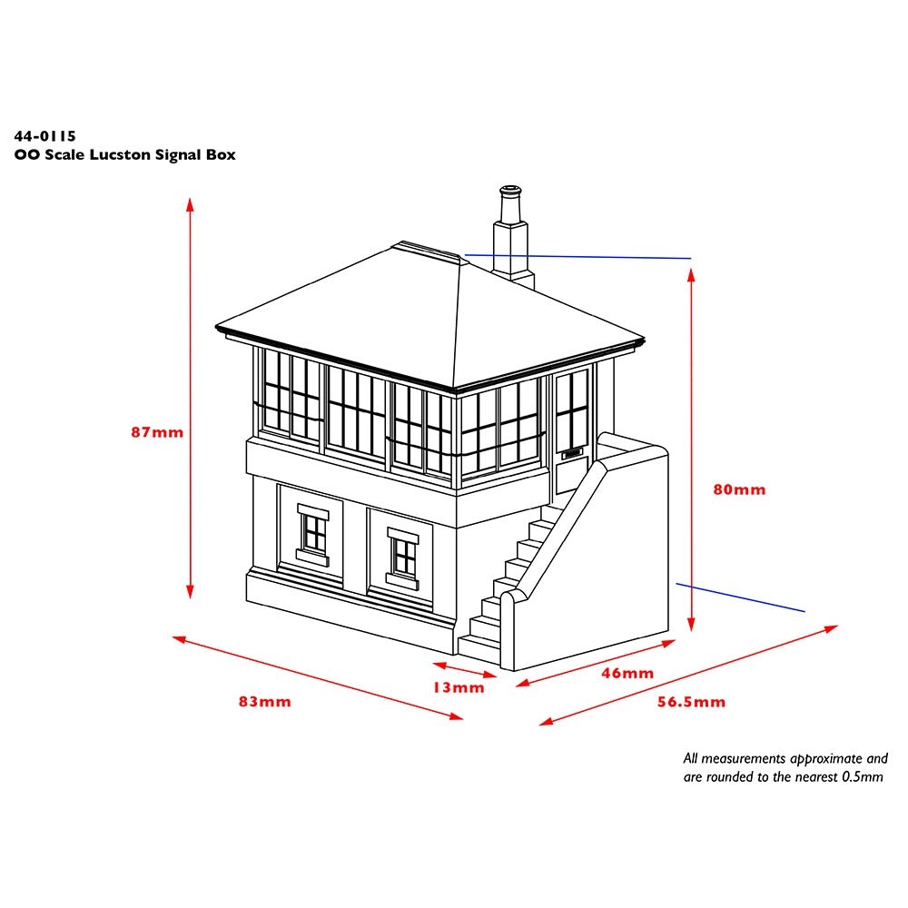 Bachmann 44 - 0115 Scenecraft Lucston Signal Box - OO Gauge - Phillips Hobbies