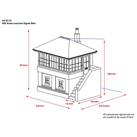 Bachmann 44 - 0115 Scenecraft Lucston Signal Box - OO Gauge - Phillips Hobbies
