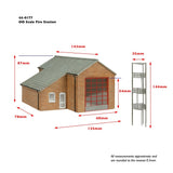 Bachmann 44 - 0177 Scenecraft Fire Station - OO Gauge - Phillips Hobbies