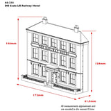 Bachmann 44 - 214 Scenecraft Low Relief Railway Hotel - OO Gauge - Phillips Hobbies