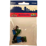 Bachmann 44 - 525 Scenecraft Domestic Wheelie Bins (x10) - OO Gauge - Phillips Hobbies