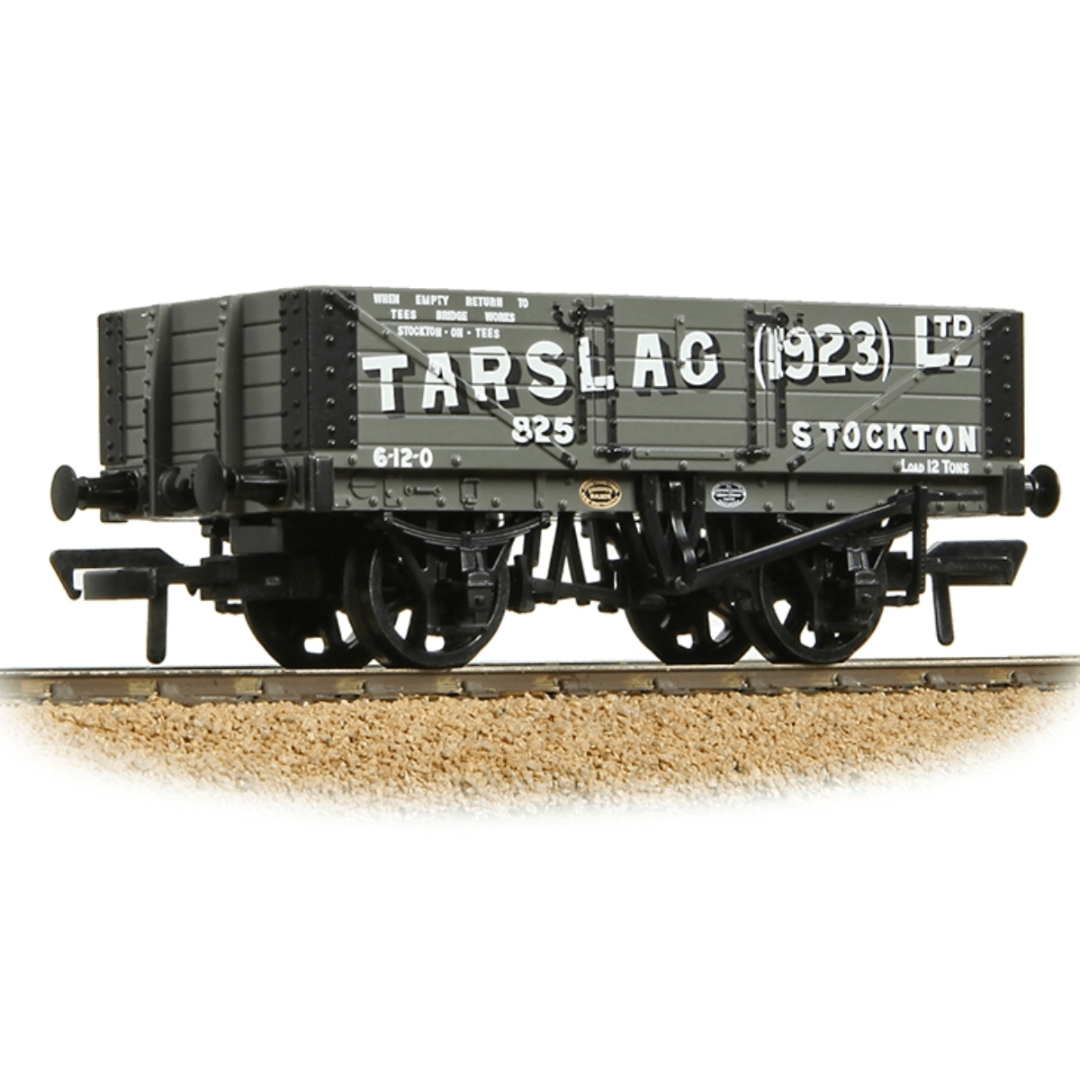 Bachmann 5 Plank Wagon Steel Floor Tarslag (1923) Ltd Grey - OO Gauge - Phillips Hobbies