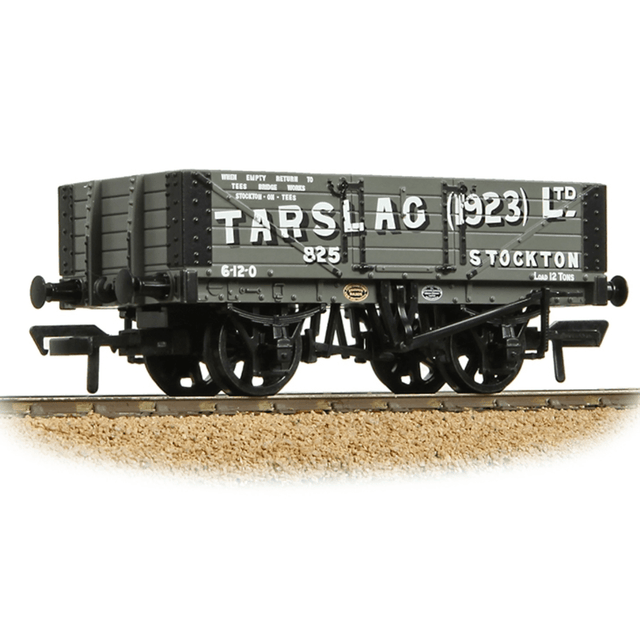 Bachmann 5 Plank Wagon Steel Floor Tarslag (1923) Ltd Grey - OO Gauge - Phillips Hobbies