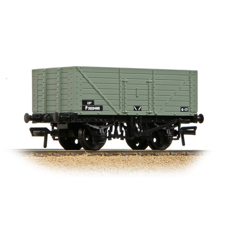 Bachmann 8 Plank Fixed End Wagon BR Grey (Early) - OO Gauge - Phillips Hobbies