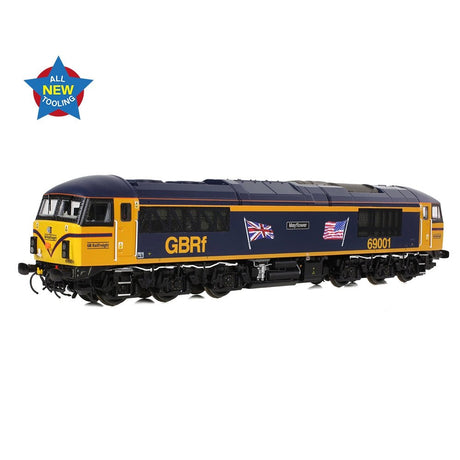 Bachmann Class 69 69001 'Mayflower' GBRf (UK & US Flags) - OO Gauge - Phillips Hobbies