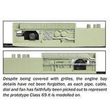 Bachmann Class 69 69001 'Mayflower' GBRf (UK & US Flags) - Sound Fitted Deluxe - Phillips Hobbies