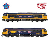 Bachmann Class 69 69001 'Mayflower' GBRf (UK & US Flags) - Sound Fitted Deluxe - Phillips Hobbies
