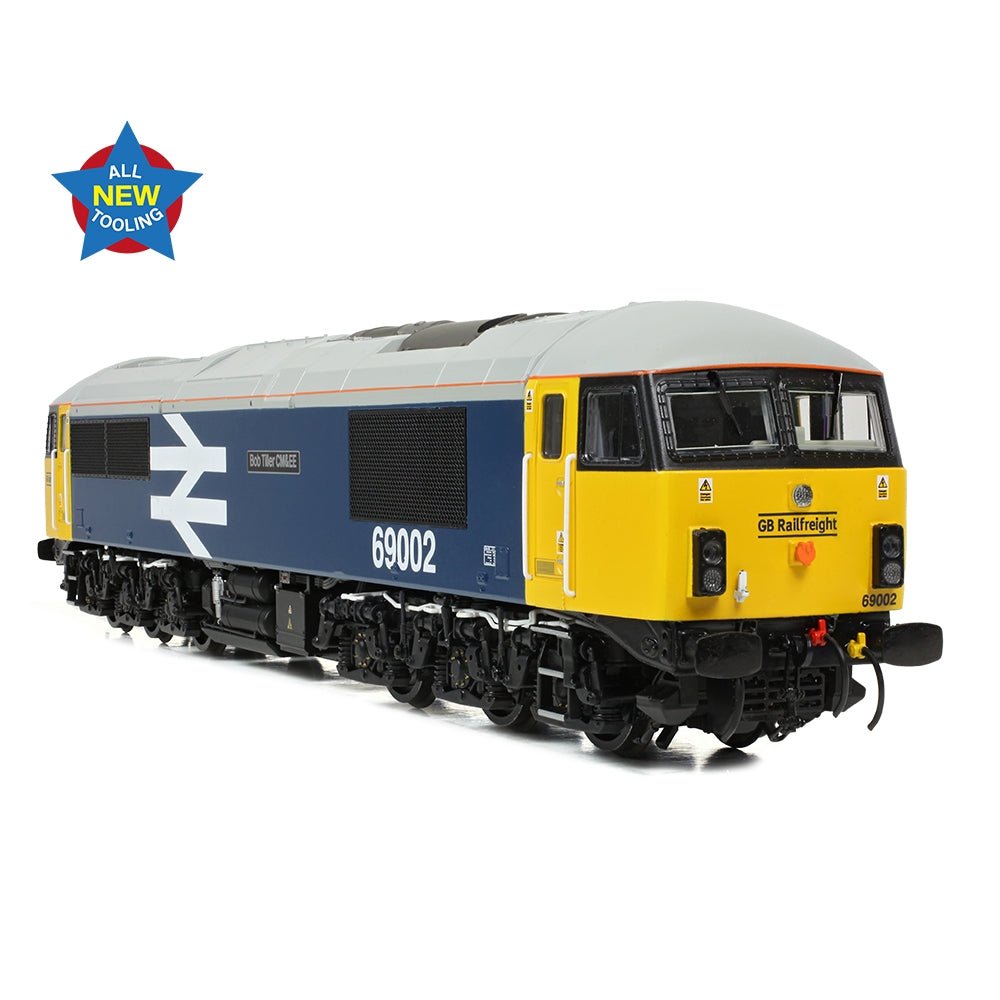 Bachmann Class 69 69002 'Bob Tiller CM&EE' BR Blue (Large Logo) (GBRf) - OO Gauge - Phillips Hobbies