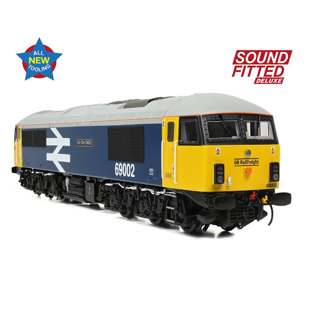 Bachmann Class 69 69002 'Bob Tiller CM&EE' BR Blue Large Logo GBRf - Sound Fitted Deluxe - Phillips Hobbies