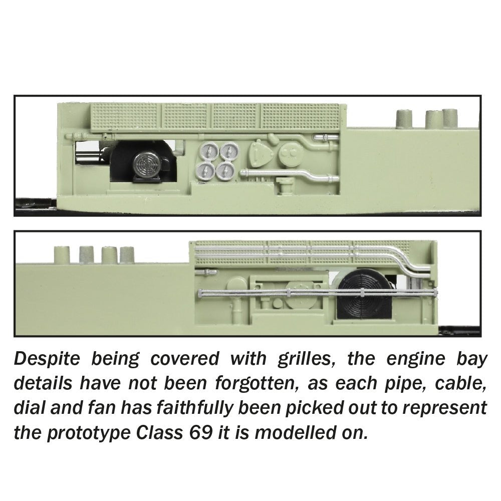 Bachmann Class 69 69005 'Eastleigh' BR Green Late Crest GBRf - Sound Fitted Deluxe - Phillips Hobbies